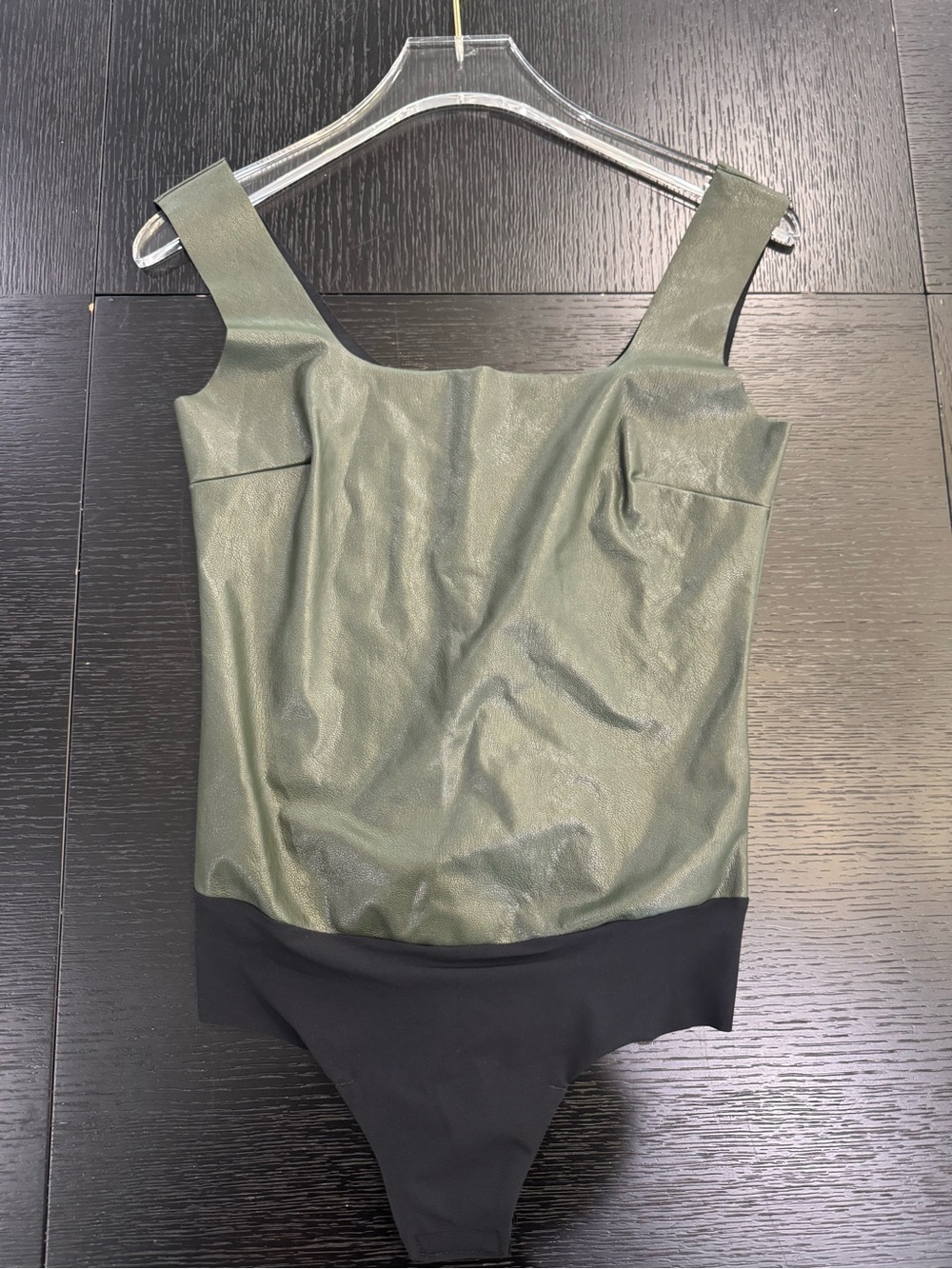 Like new! COMMANDO / XS / Olive Green Hunter Green faux leather bodysuit